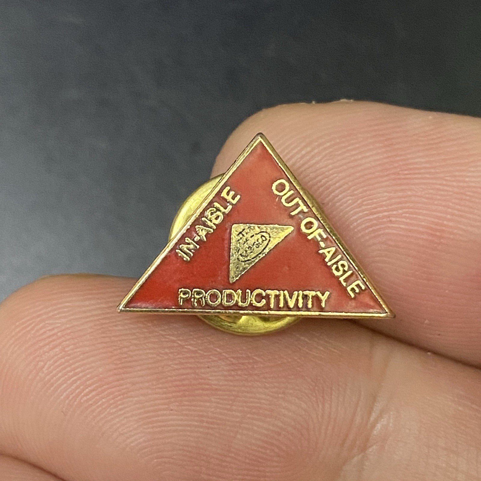 Vtg Nabisco Employee Productivity Is Aisle Out of Aisle Company Lapel Pin 