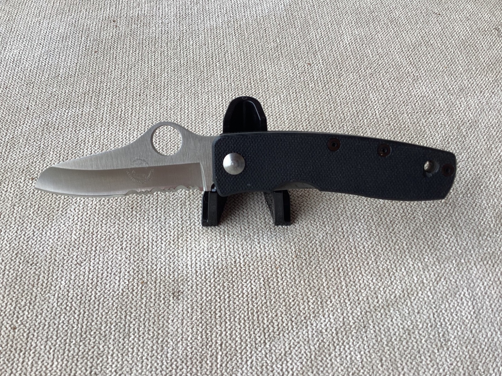Vintage Spyderco Bob Terzuloa Jr. C19GPS Collaboration - Nice 