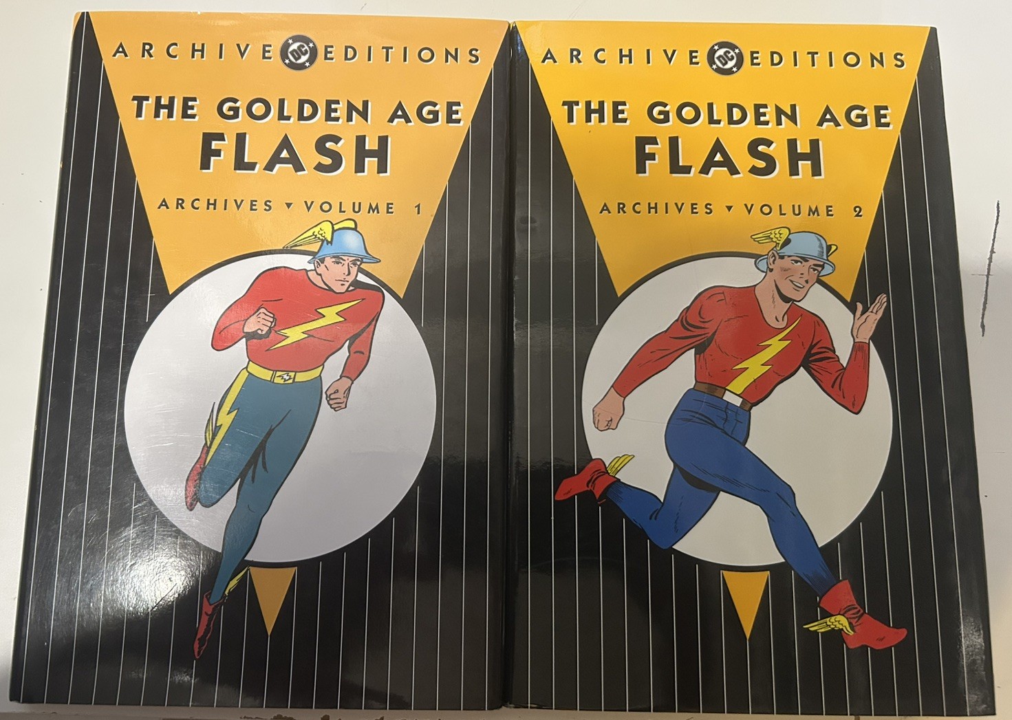 The Golden Age Flash DC ARCHIVES Vol 1-2 Lot Set HC RARE OOP