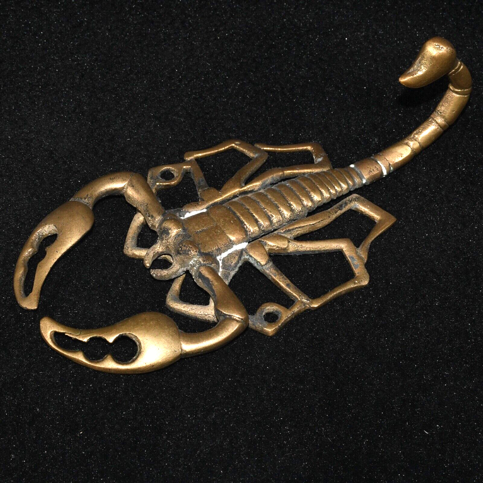 Ancient Middle Eastern Islamic Brass Scorpion Ornament Figurine