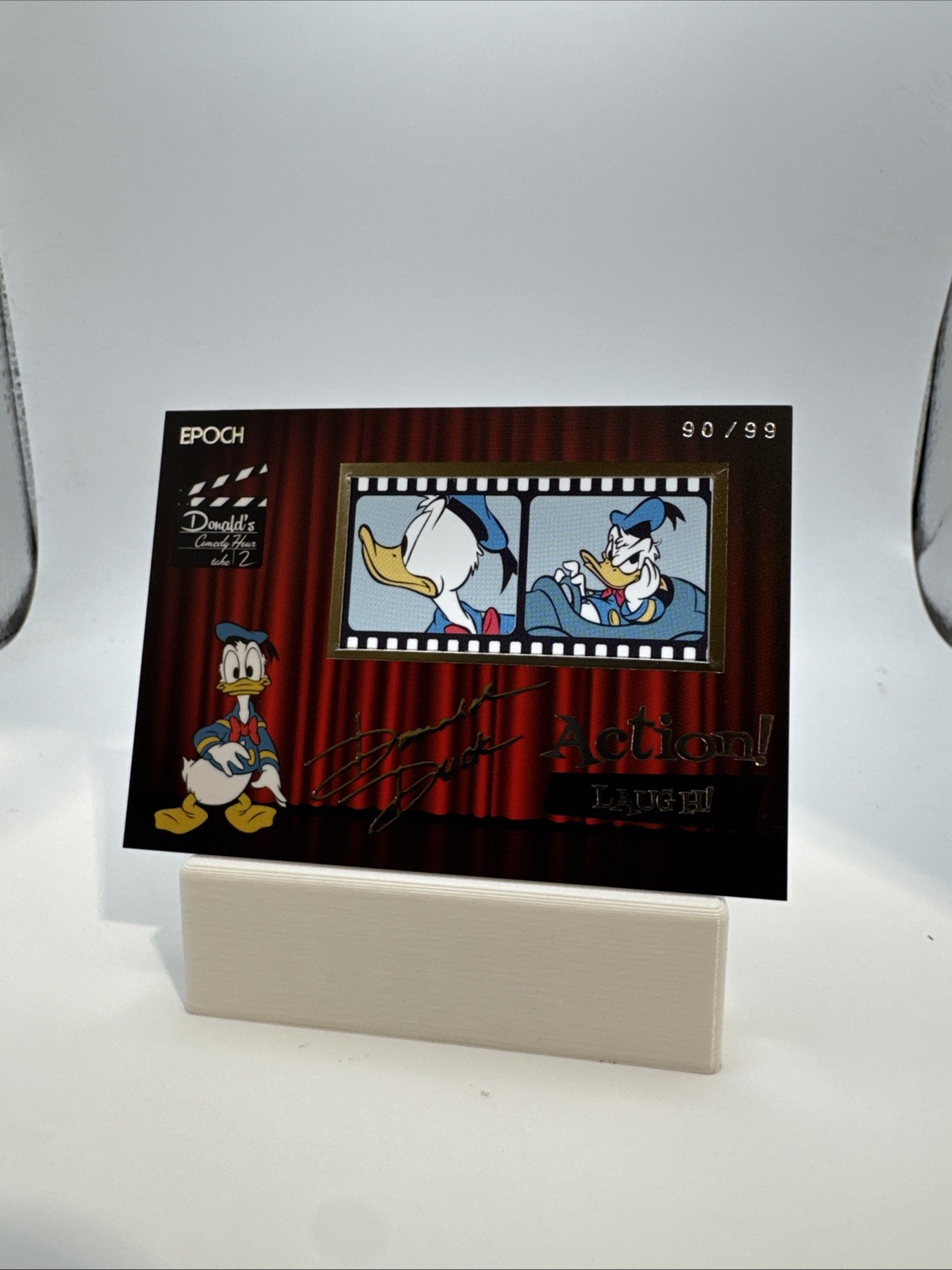 2024 Epoch Donald Duck 90 Action Laugh Film Strip Card /99 #DCH-05 2024 Epoch Donald Duck 90 Action Laugh Film Strip Card /99 #DCH-05