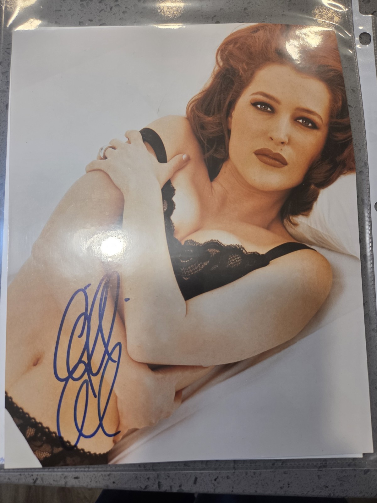 Autographed Gillian Anderson X Files