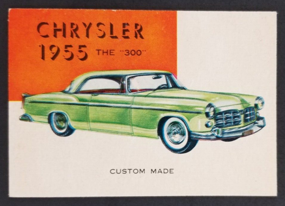 Chrysler 1954 Topps World on Wheels Card High #176 (EX Minor Corner Wear)
