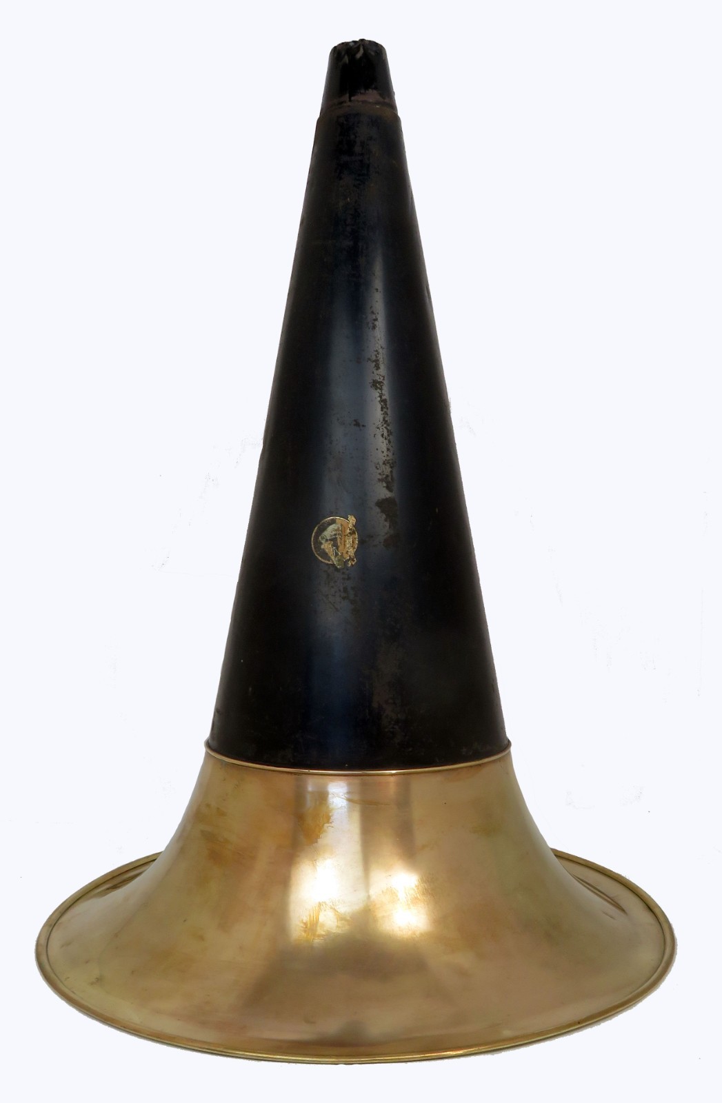 ORIGINAL LARGE VICTOR BRASS BELL HORN