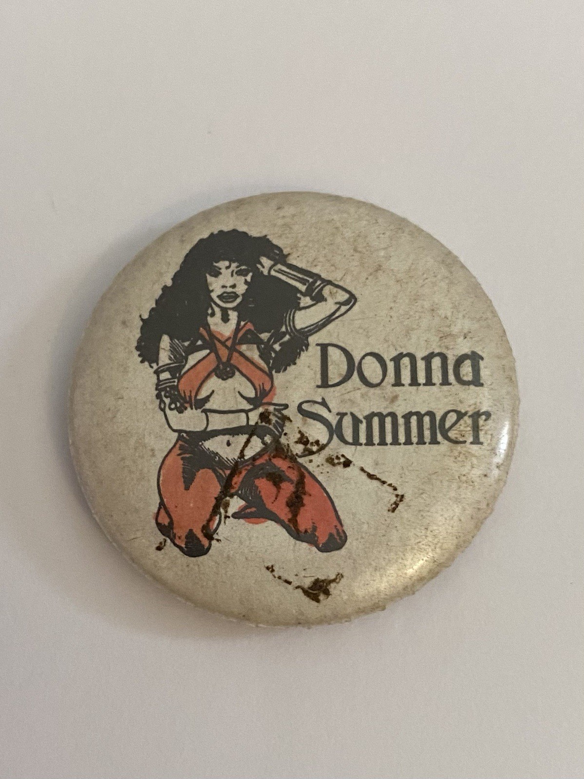 Donna Summer Pin Back Button P192