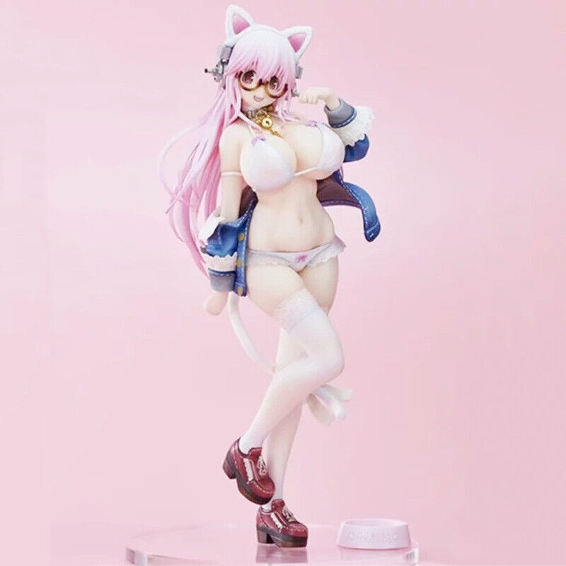 28CM The Sexy cat Girl PVC Figure Anime Toy No Box Can take off
