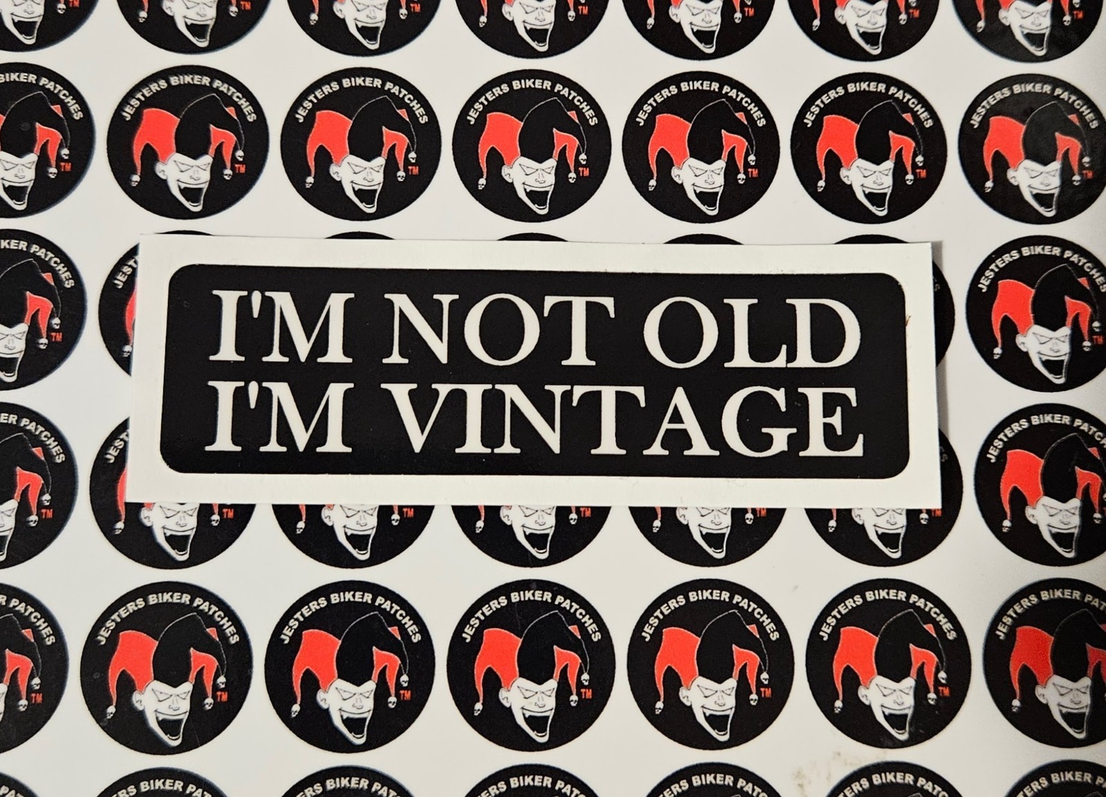 I'm Not Old I'm Vintage Motorcycle Helmet Decal Hard Hat Sticker