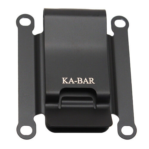 Ka Bar TDI Fixed Blade Knives Metal Belt Clip Black 1480CLIP