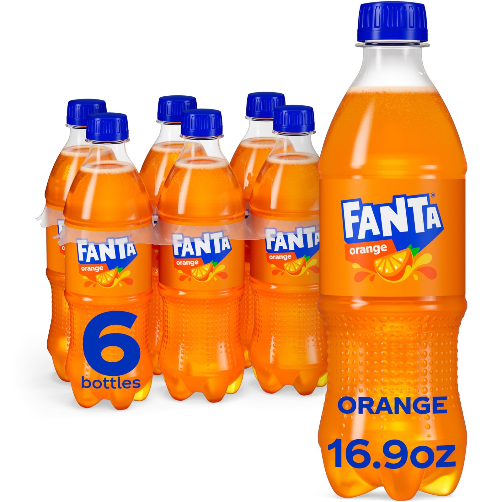 Fanta Orange Soda Soft Drink, 16.9 fl oz (Pack of 6), Fanta Orange Soda Soft Drink, 16.9 fl oz (Pack of 6),