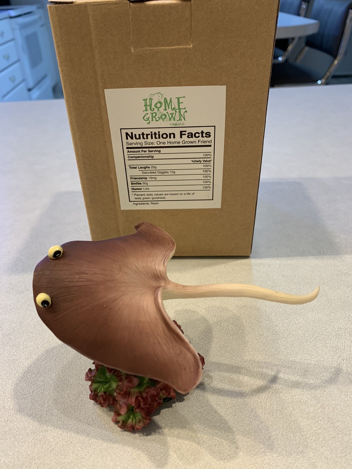 Enesco Home Grown Collectible “Mushroom Stingray” Figurine