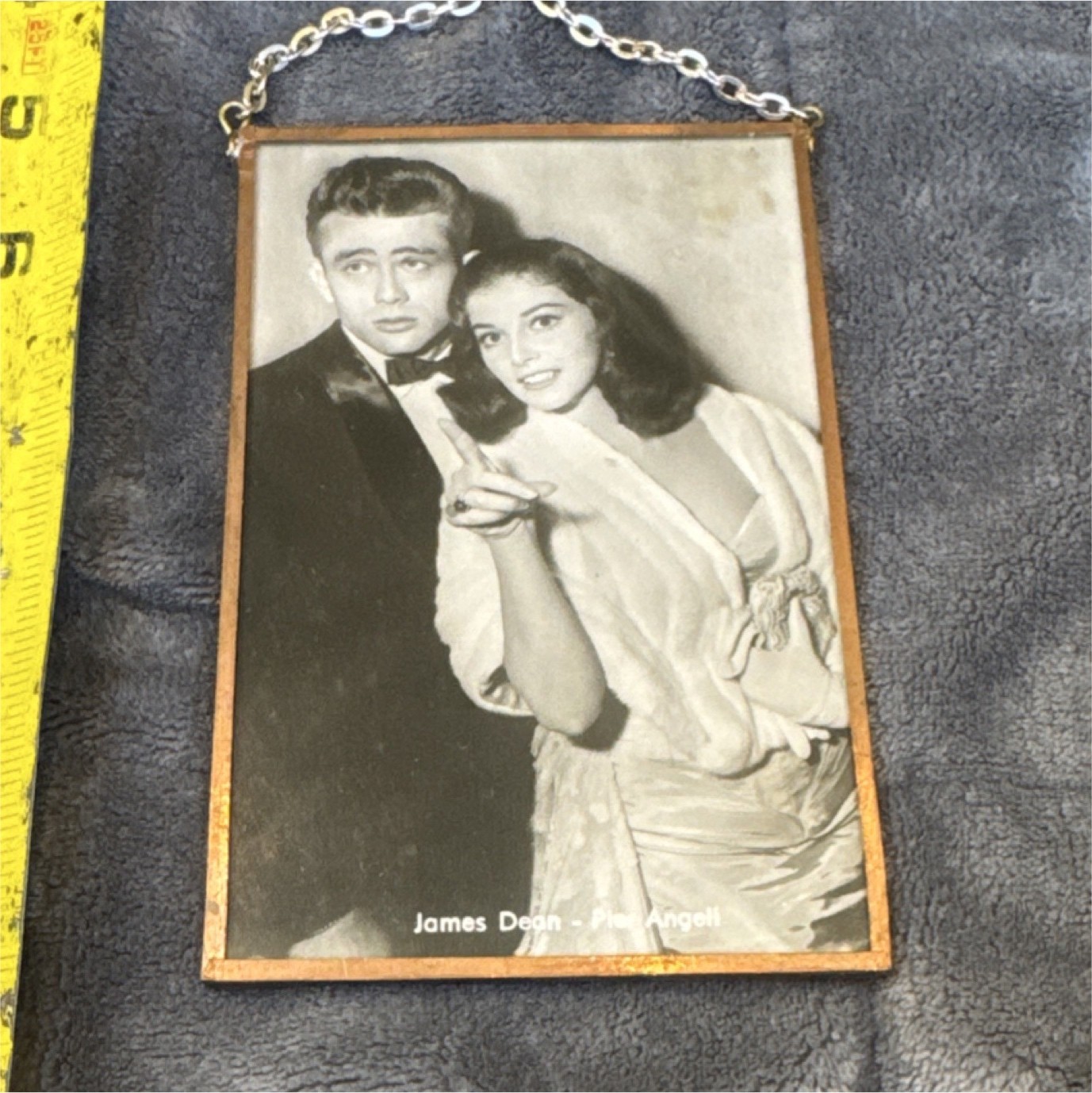 VTG 1950s James Dean Pier Angeli German Kolibri-Verlag RPPC Photo Postcard Frame
