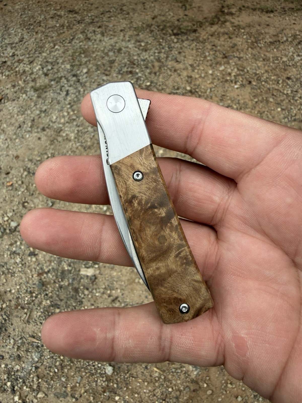 Finch Widowmaker Bolster Lock Nightcrawler Pocket Knife Red, Folding, 154CM