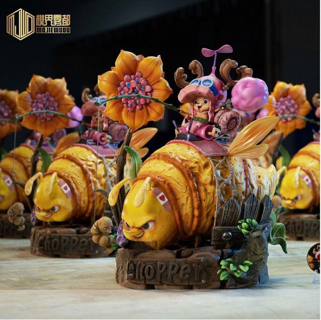 MJ Studio One Piece Tony Tony Chopper Resin Statue In Stock H29.5cm Big Insect
