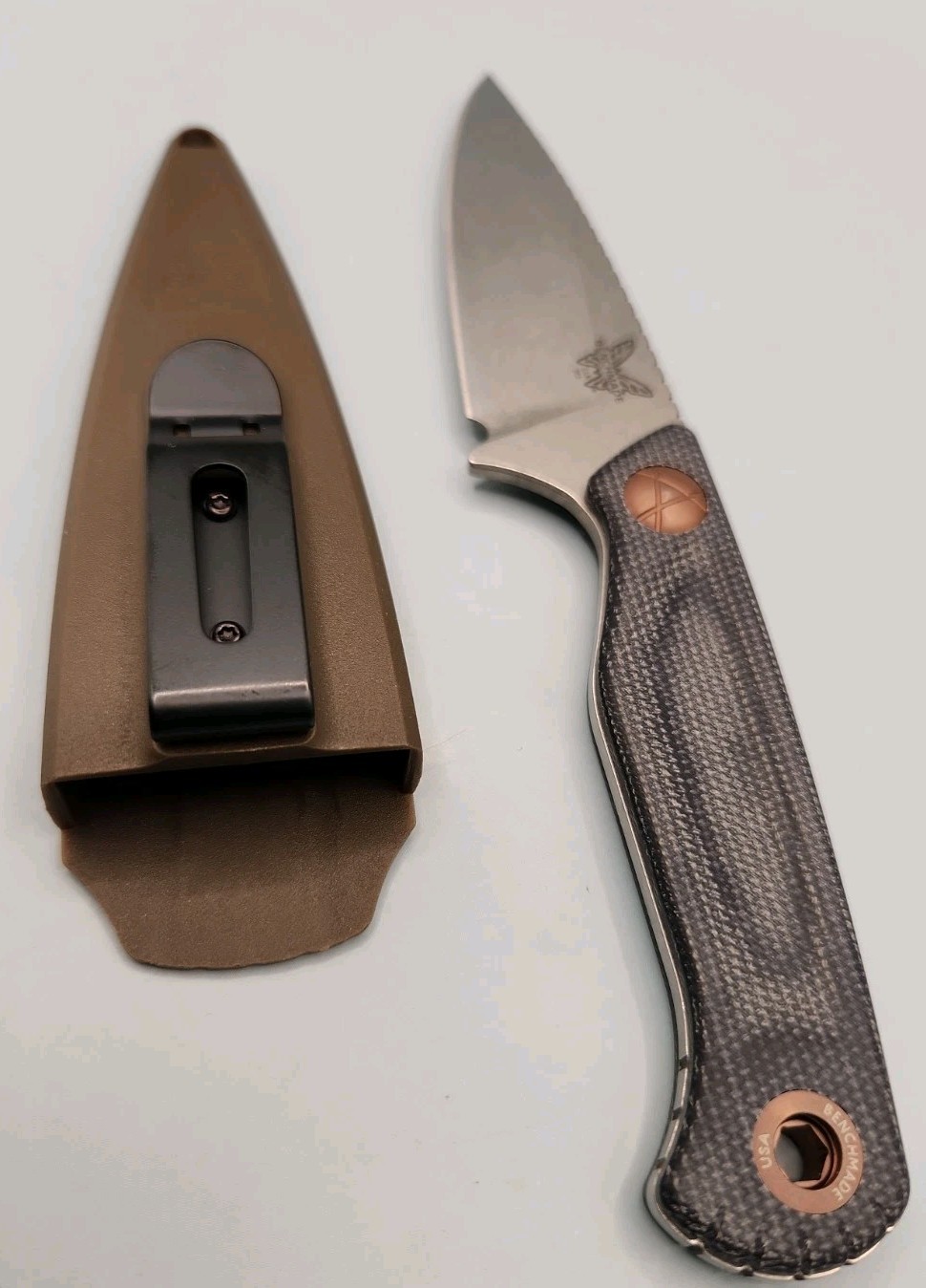 Benchmade Dacian 203 Blue Denim Mi Carta CPM Magnacut - Fixed blade Benchmade Dacian 203 Blue Denim Mi Carta CPM Magnacut - Fixed blade