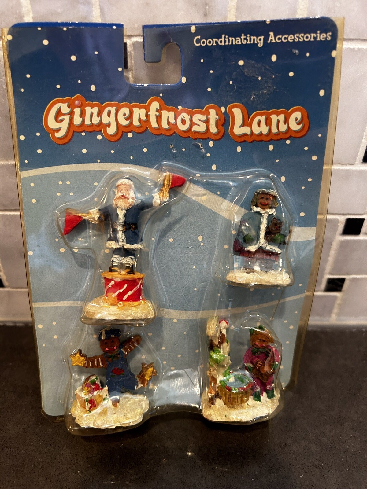 Vintage Ginger Frost Lane Accessories LOT (2) New Xmas Holiday Decoration NOS