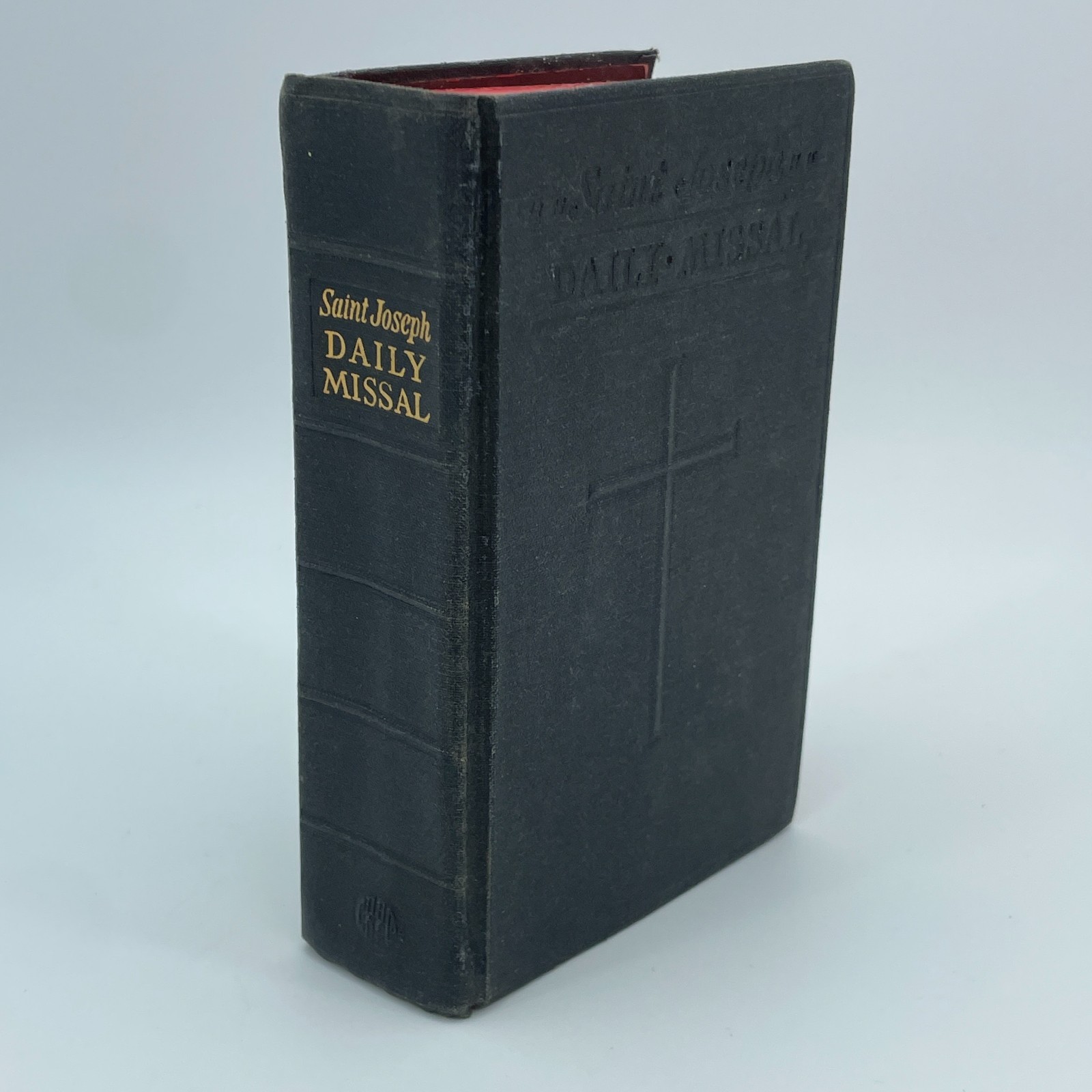 CATHOLIC BOOK PUBLISHING Vintage 1963 Saint Joseph Daily Missal Black Hardcover