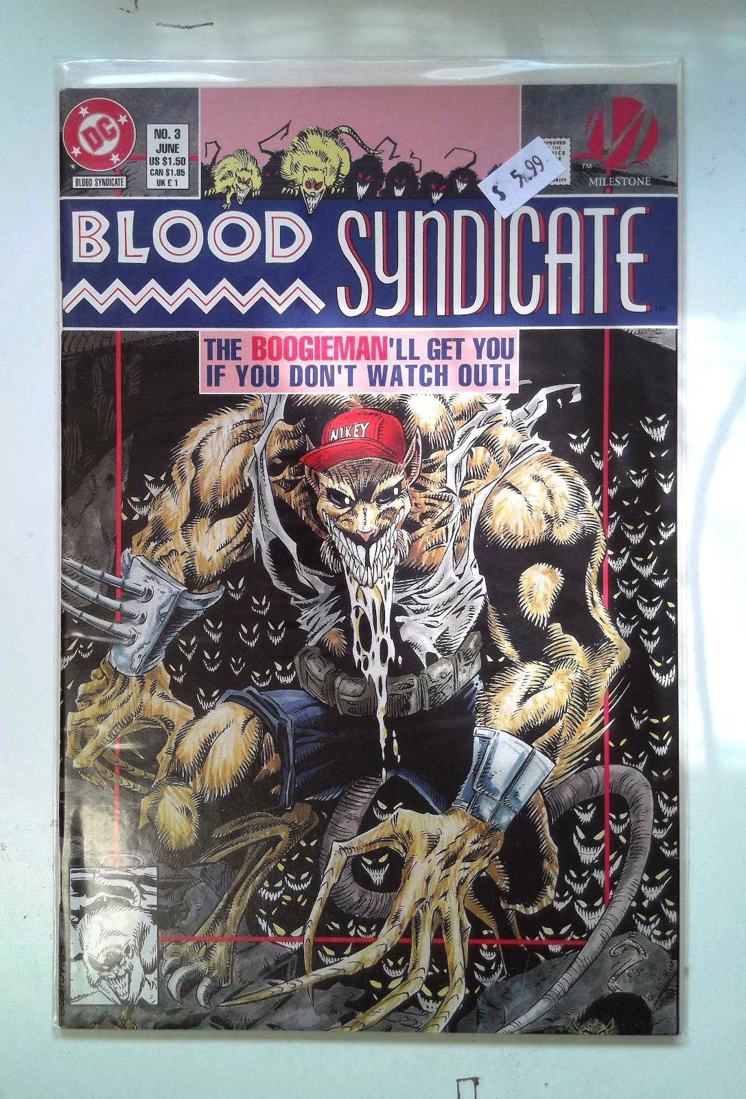 1993 Blood Syndicate #3 Milestone Media VF/NM 1st Print Comic Book