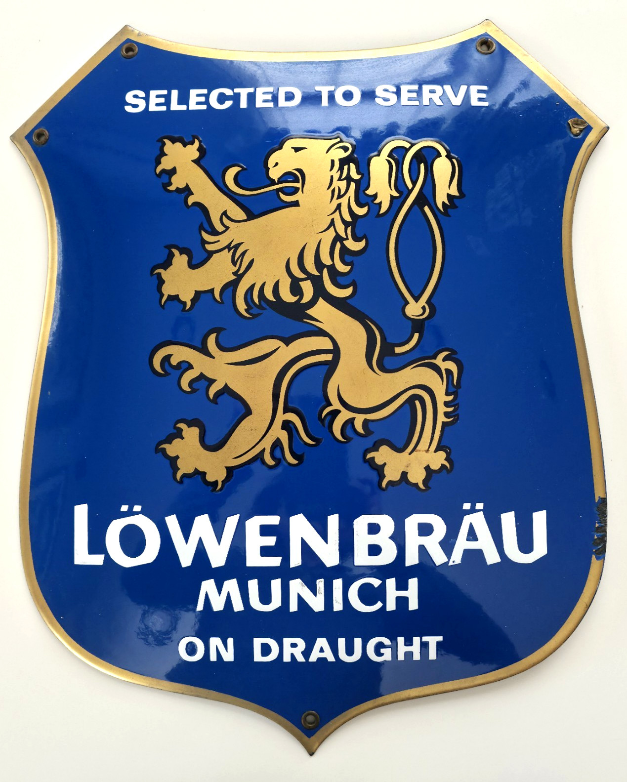 VTG RARE Lowenbrau Munich Draught Beer \