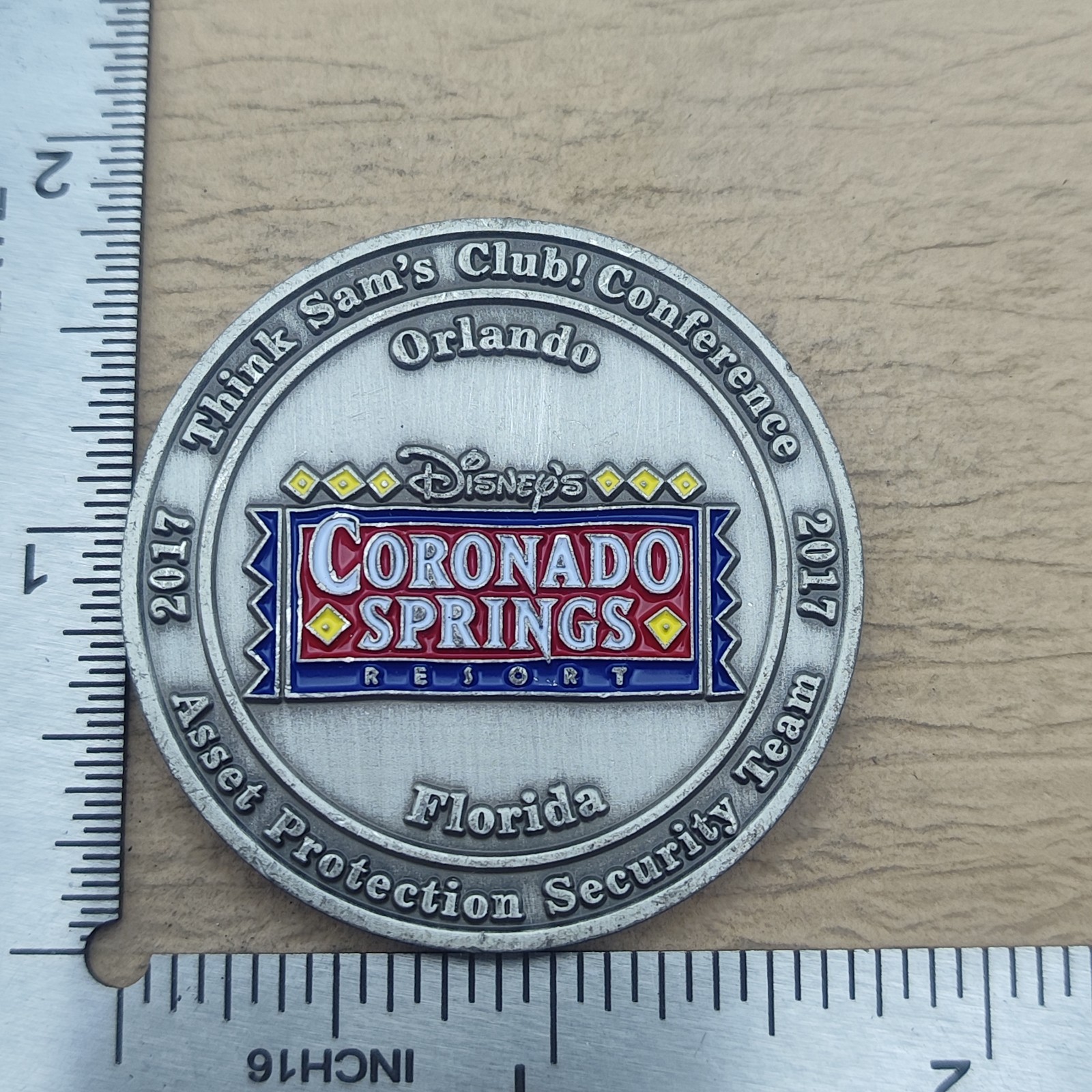 2017 Think Sams Club Orlando Asset Protection Security Team Commemorative  Coin