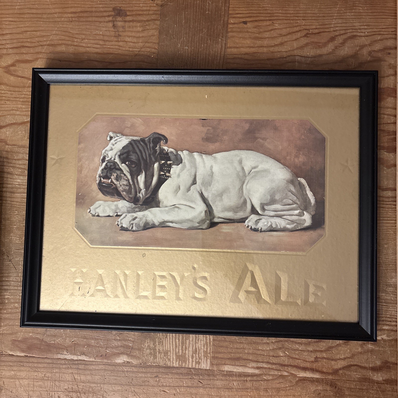 HANLEY’S ALE BEER Sign Bulldog PROVIDENCE RHODE ISLAND 13”x17” Cardboard HANLEY’S ALE BEER Sign Bulldog PROVIDENCE RHODE ISLAND 13”x17” Cardboard