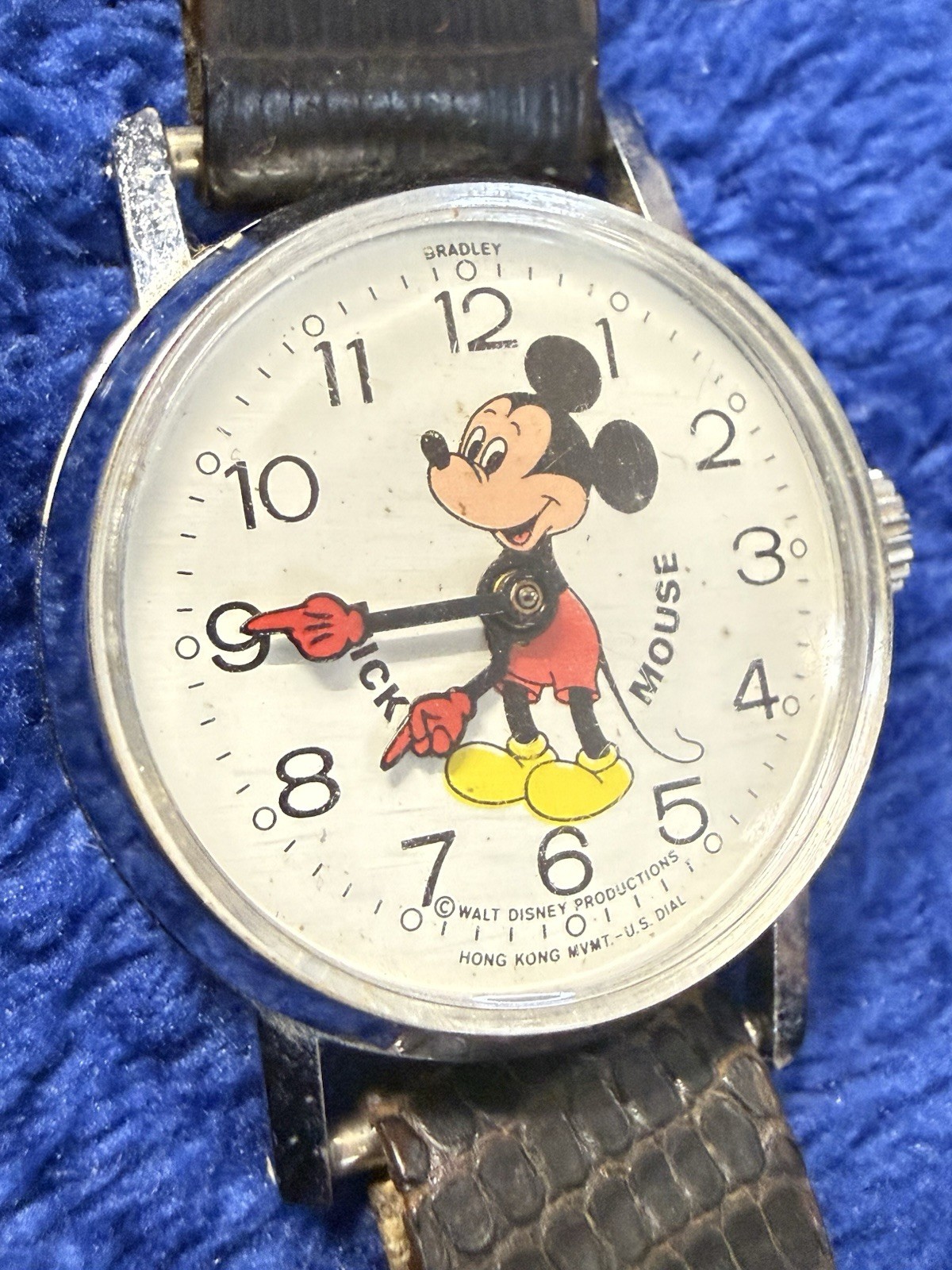 Vintage Bradley Mickey Mouse Watch – Swiss Made ~ Working~ Video