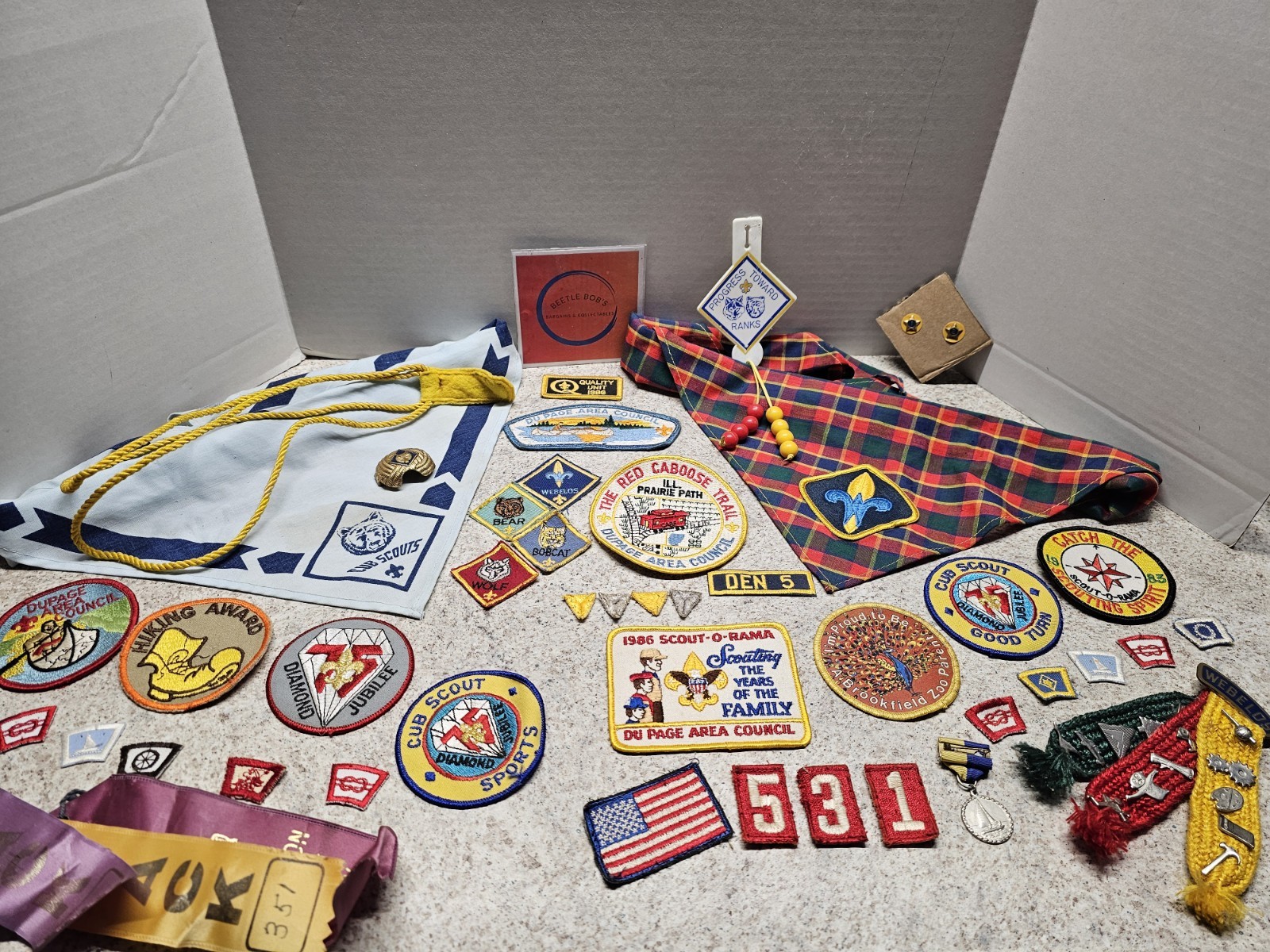 Cub Scout Vintage 1980\'s Patch Lot