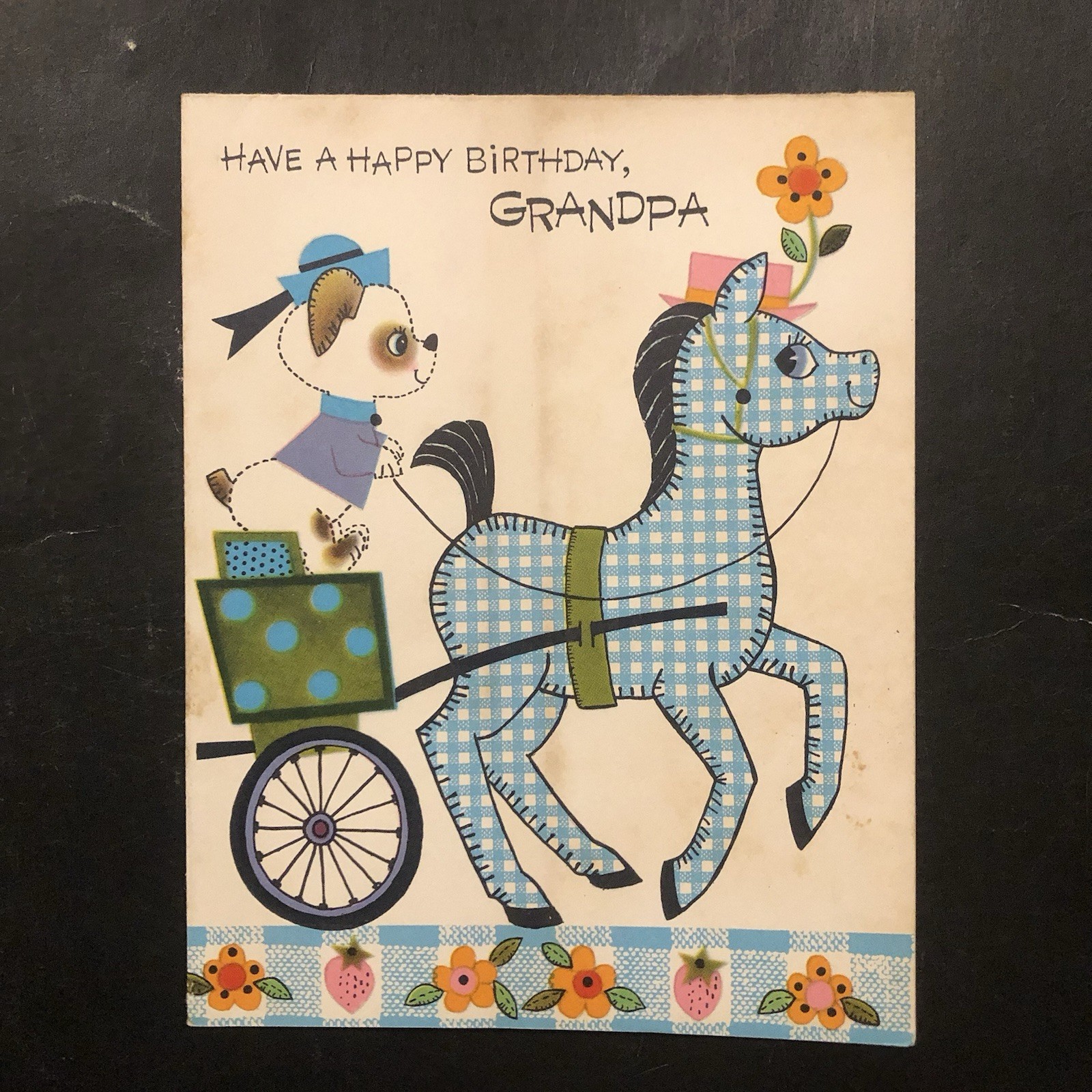 Vtg Birthday Greeting Card