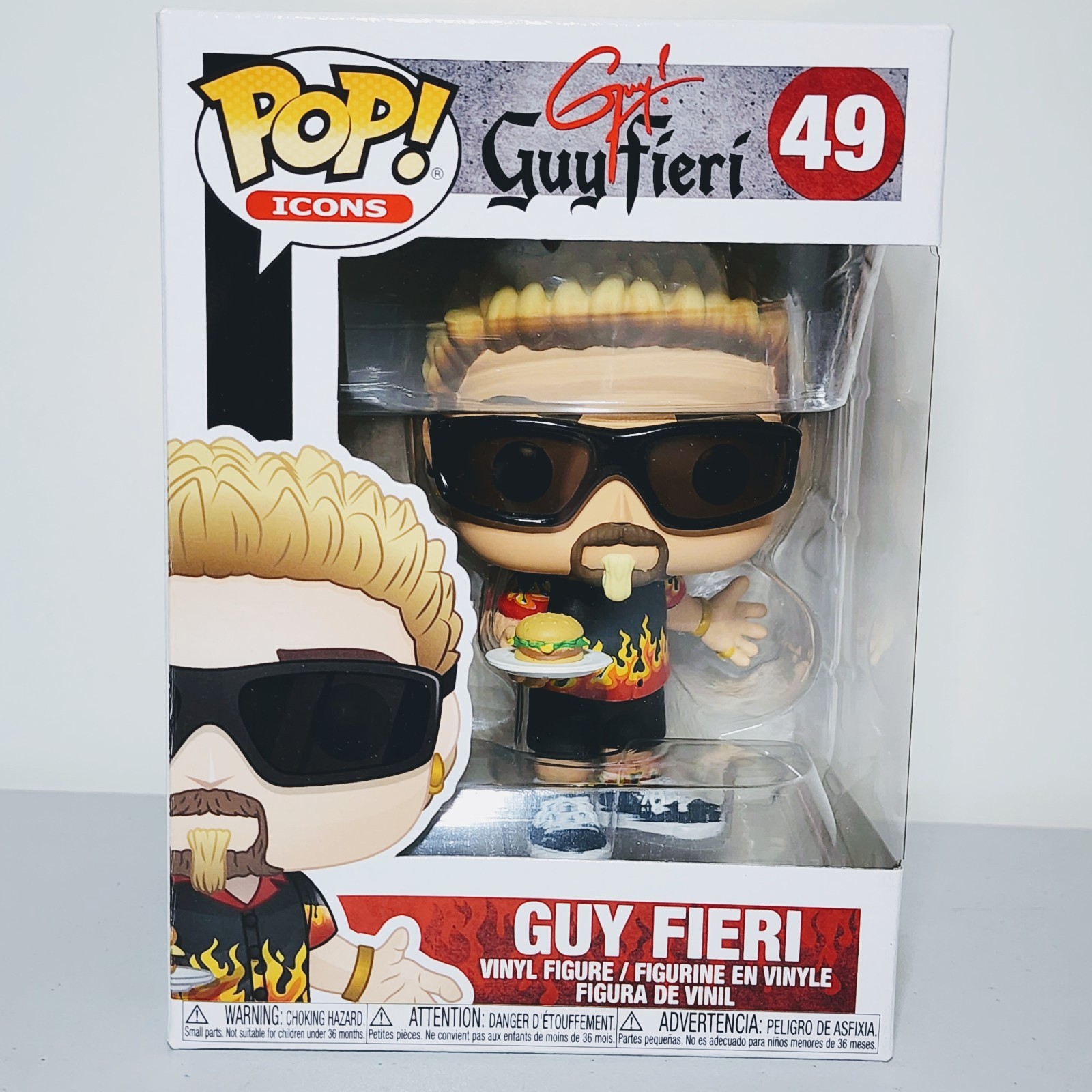 Funko Pop Icons - Guy Fieri #49 w/ Protector