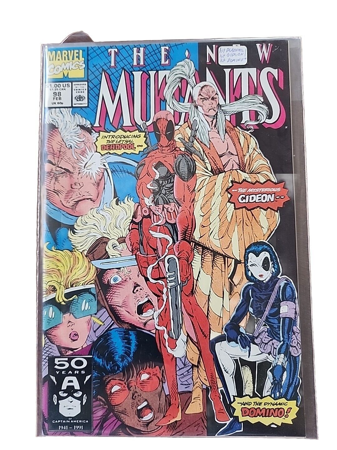 THE NEW MUTANTS #98 ( 1ST APPEARANCE OF DEADPOOL) Marvel Comics