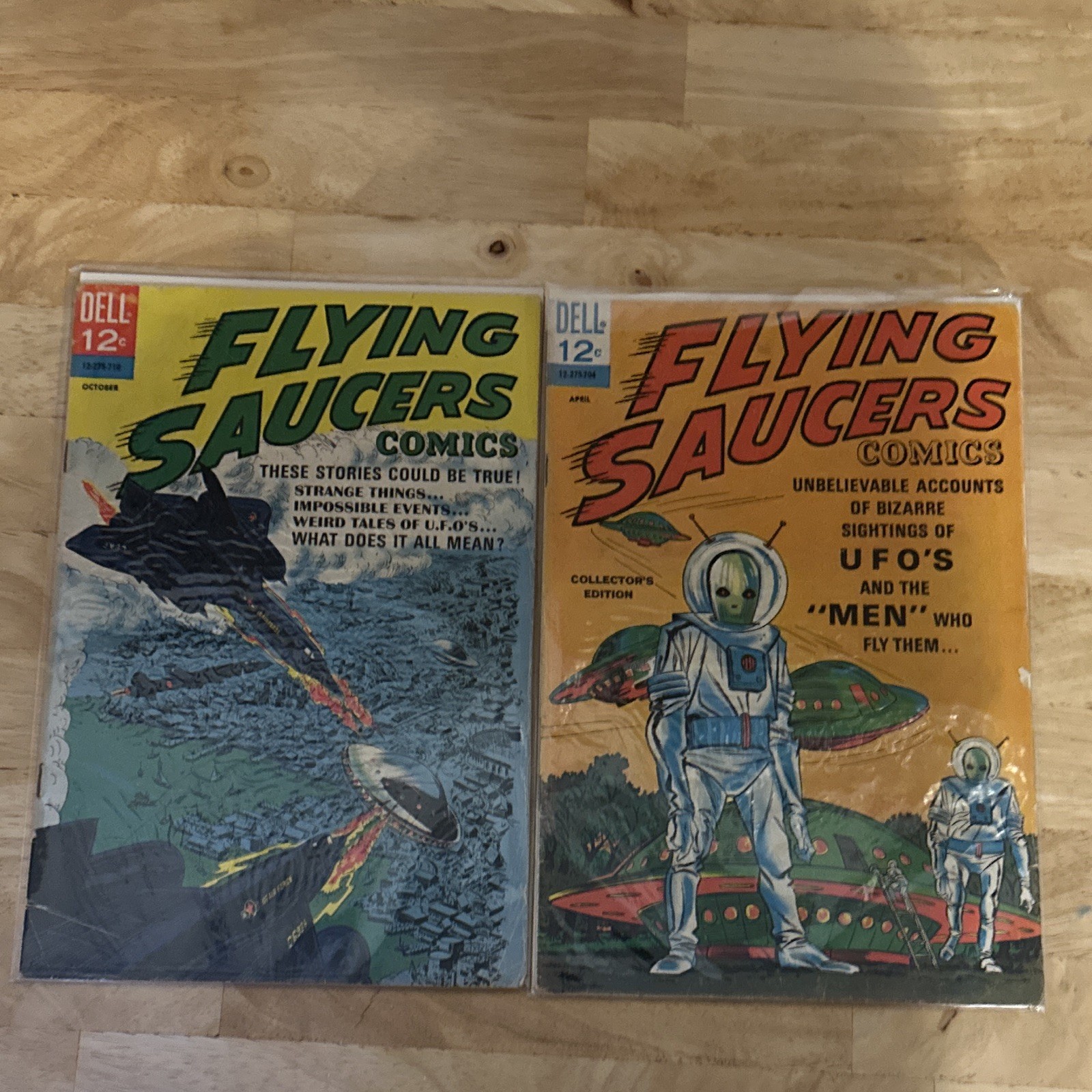 Vintage Flying Saucers, Comic Books