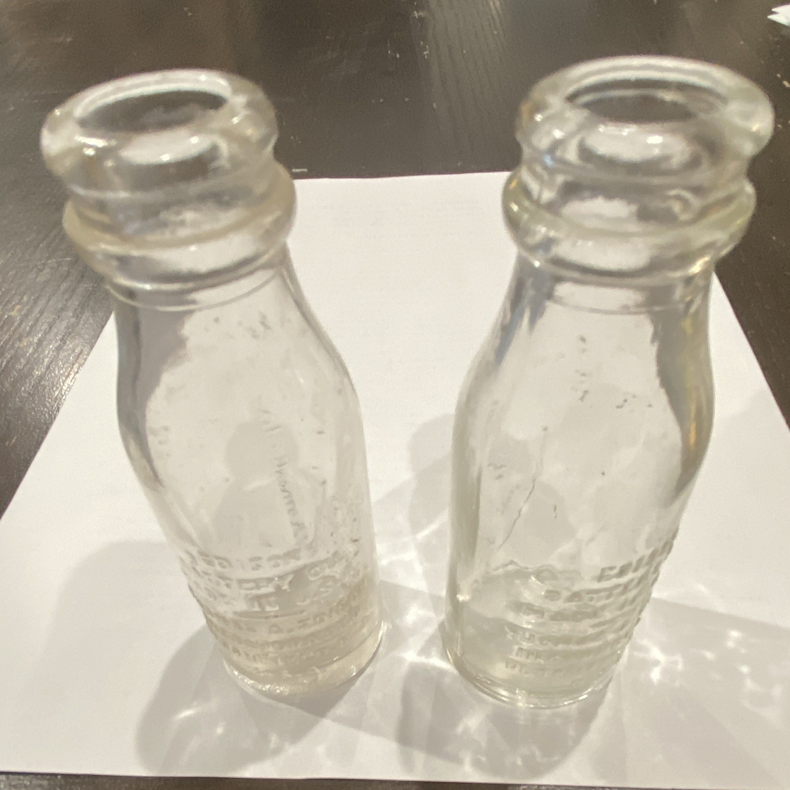 Antique Thomas A Edison Battery Oil Bottles Pair Embossed Bloomfield NJ USA Antique Thomas A Edison Battery Oil Bottles Pair Embossed Bloomfield NJ USA