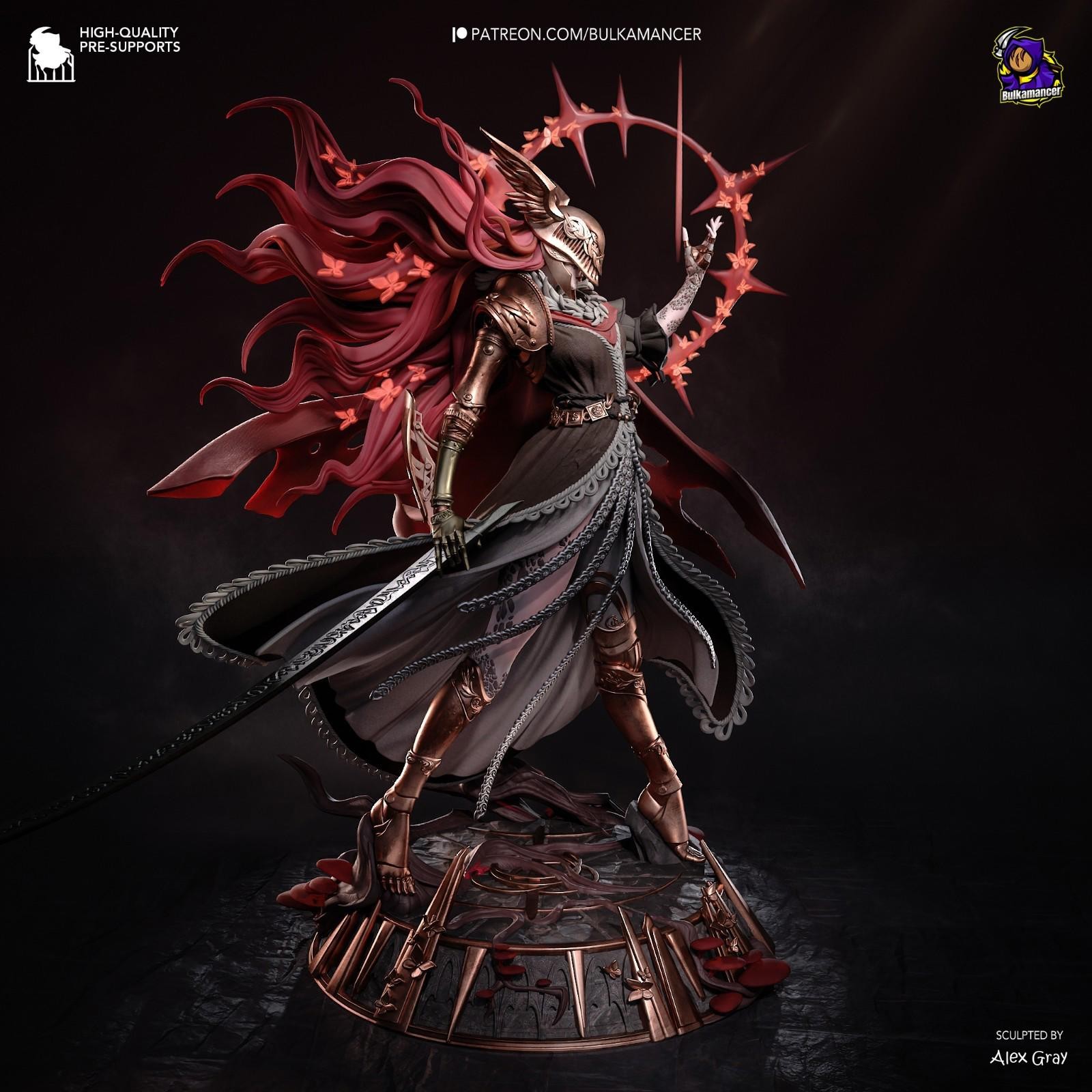 1:8 Malenia Elden Ring Blade of Miquella Fan Art UNPAINTED Resin Garage Kit