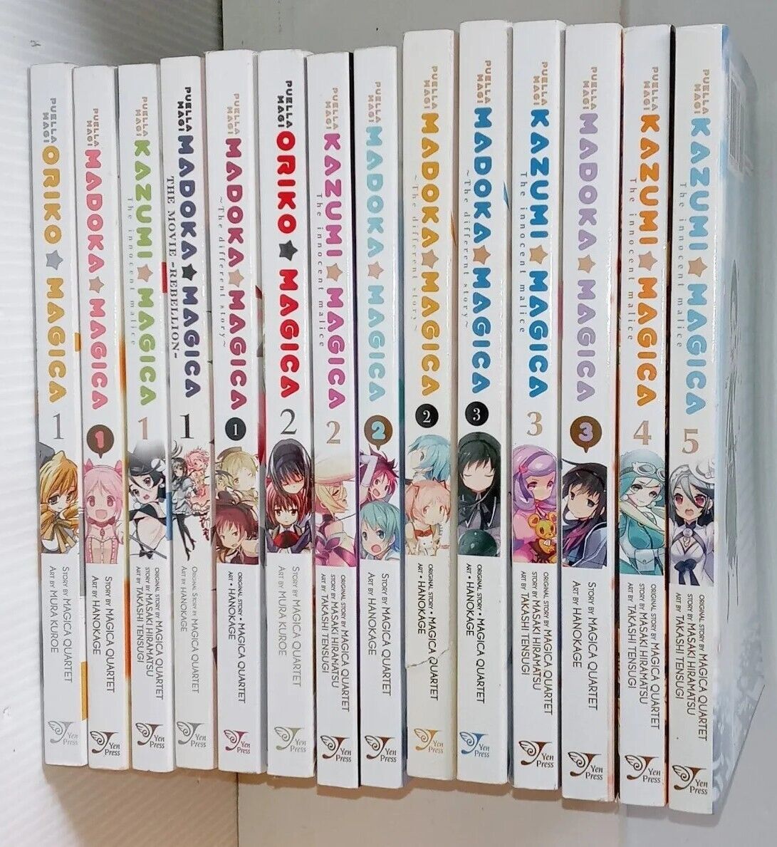 Puella Magi Madoka Magica Manga Lot Of 14 Various Volumes 