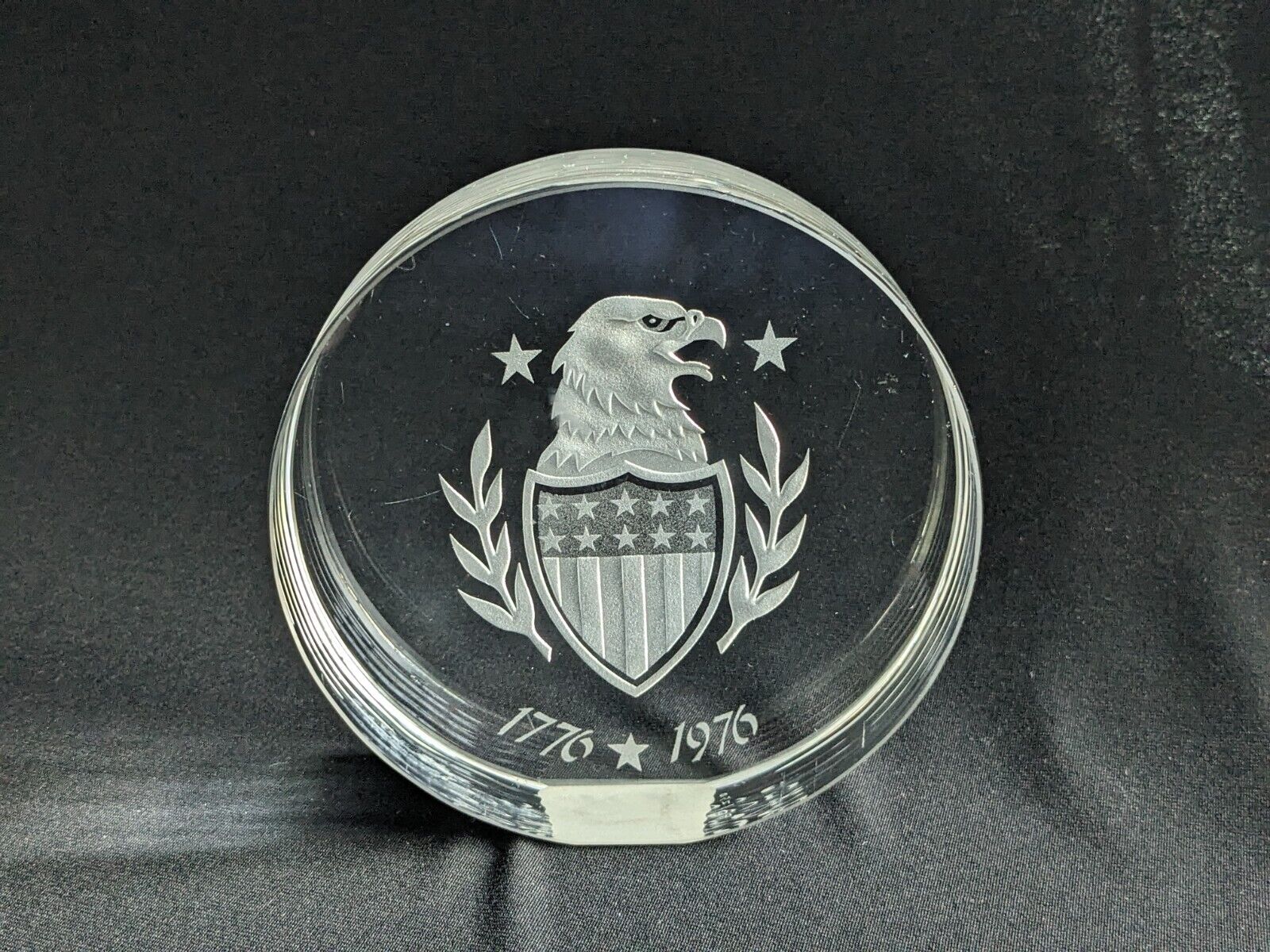 Vtg American Bald Eagle Bicentennial Paperweight Heavy Patriotic Americana- Rare