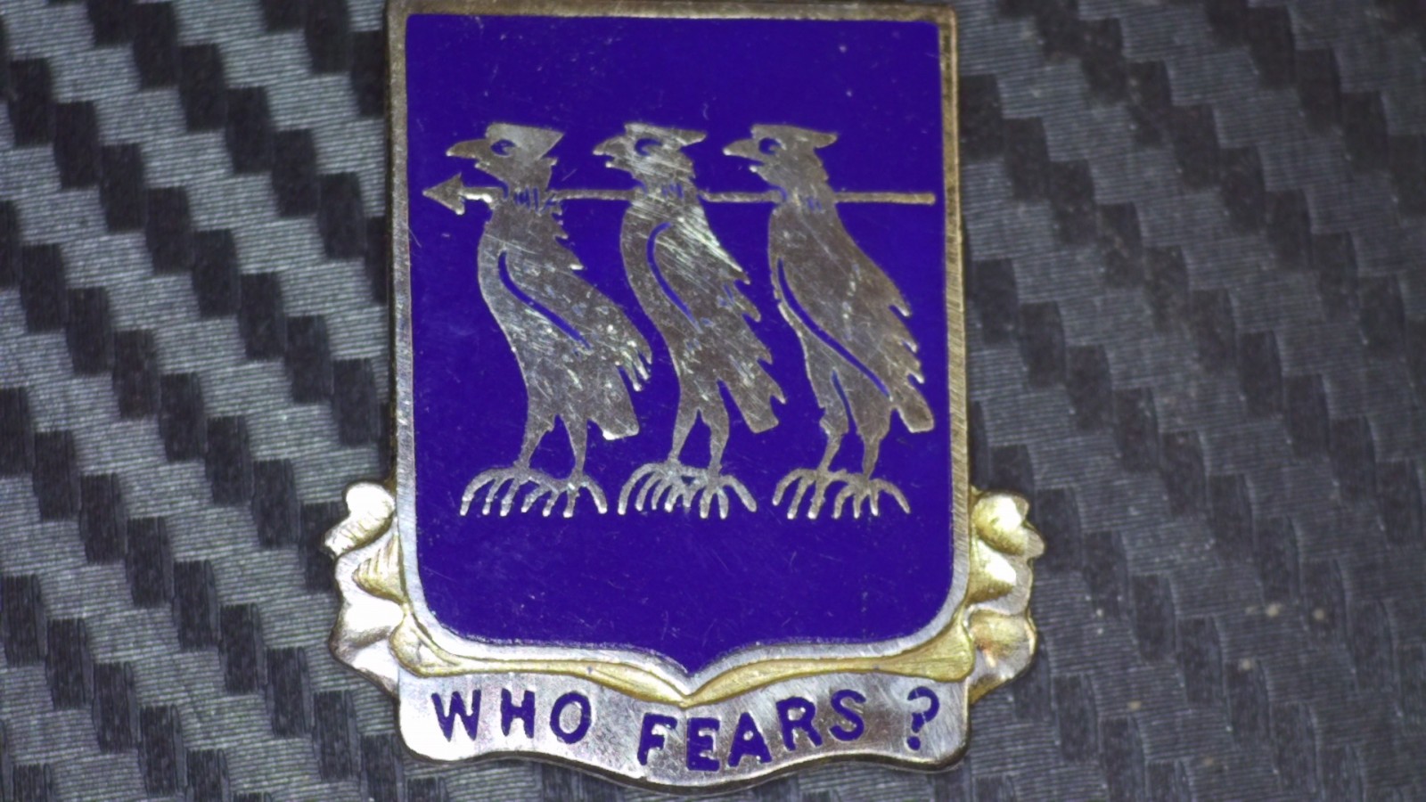 Vintage WWII Era A.H. Dondero Sterling Silver Ravens with a Spear 