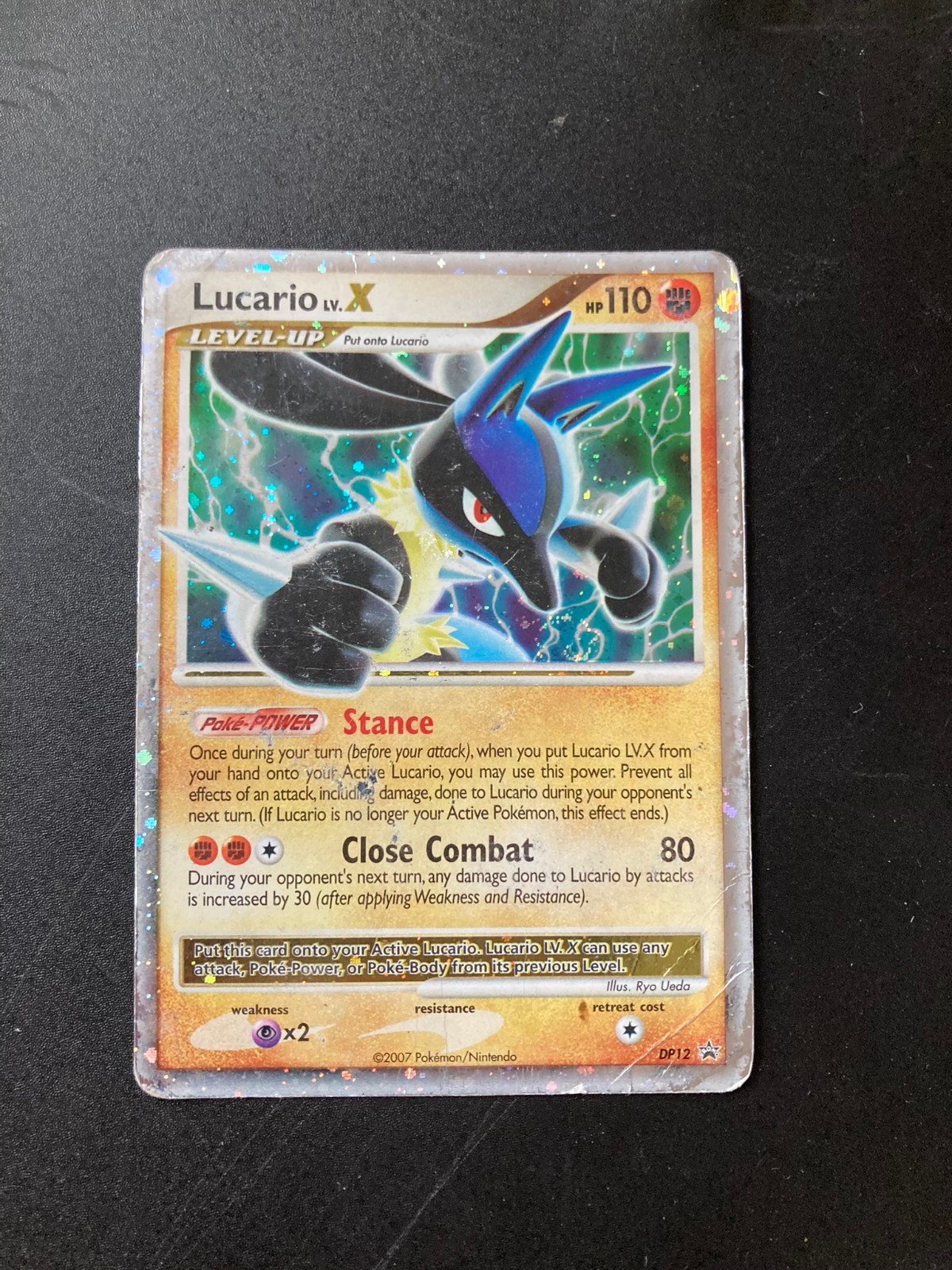 Lucario LV.X Dp12 Diamond and Pearl Holo