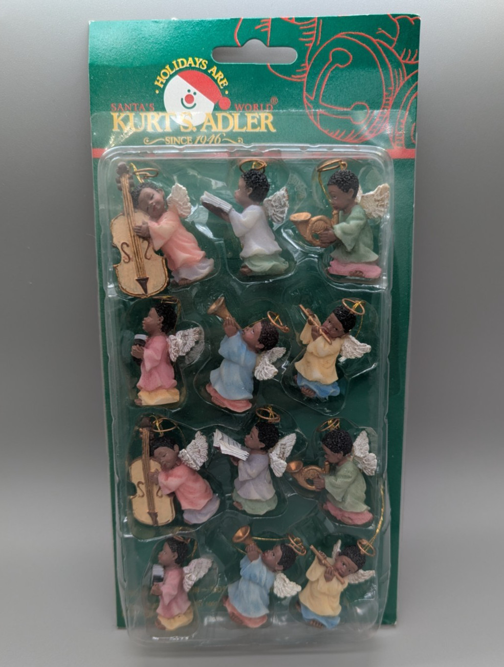 Kurt S Adler Holidays Black Angels Ornament Santa\'s World African American
