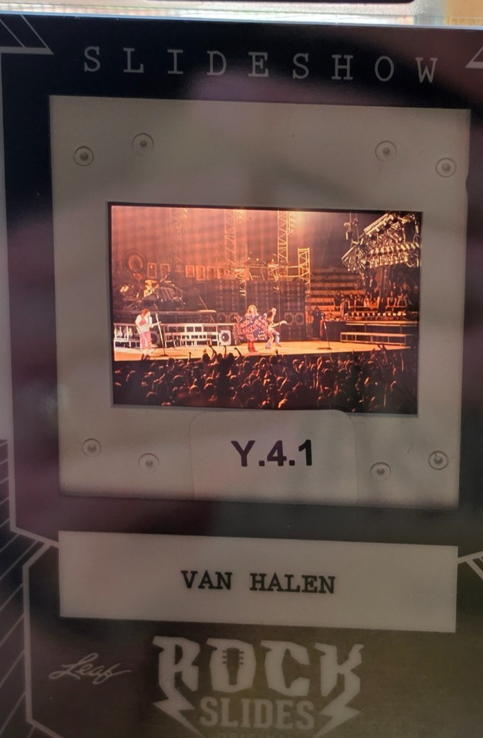 VAN HALEN Eddie Van Halen RELIC SLIDE Card 2026 Leaf SLIDESHOW Rock SLIDES ROTH
