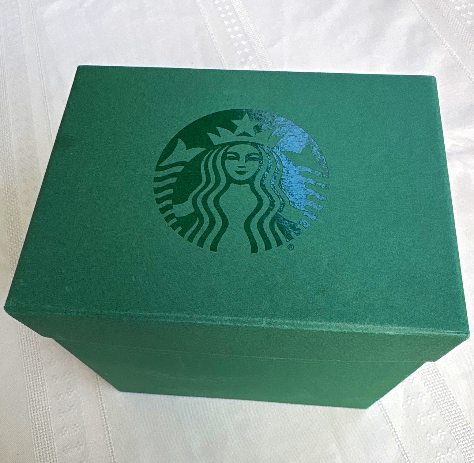 Starbucks Stainless Steel Mug/Cup with Green Logo in Green Gift Box