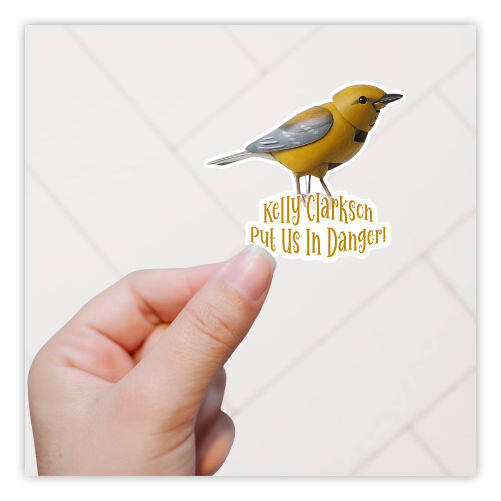 Kelly Clarkson Put Us In Danger Molly Bird Fussy Cut Die Cut Sticker