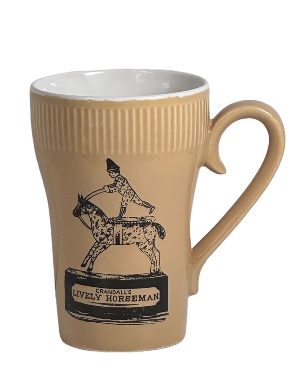 Vintage Crandall’s Lively Horseman Coffee Tea Mug 8 oz Made In Japan 5” EUC