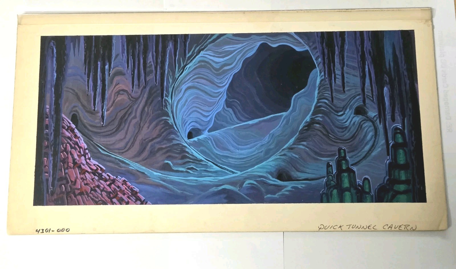 Rare Disney Adventures Of The Gummi Bears Production Concept Art, Hand Painted