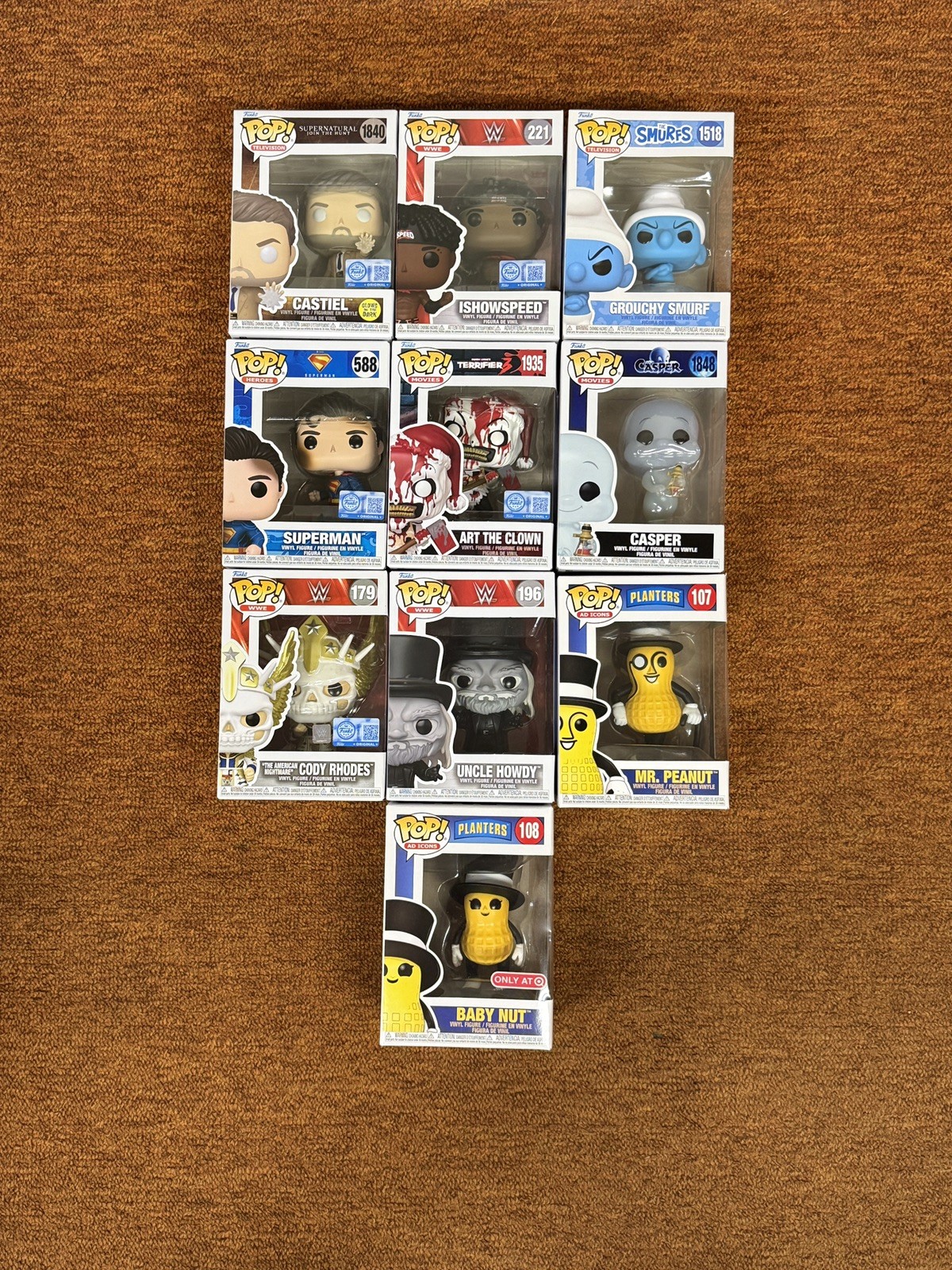 Funko Pop Lot 10 Funkos 