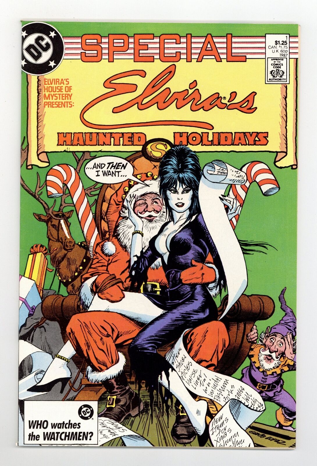 Elvira's House of Mystery Special #1 VF 8.0 1987