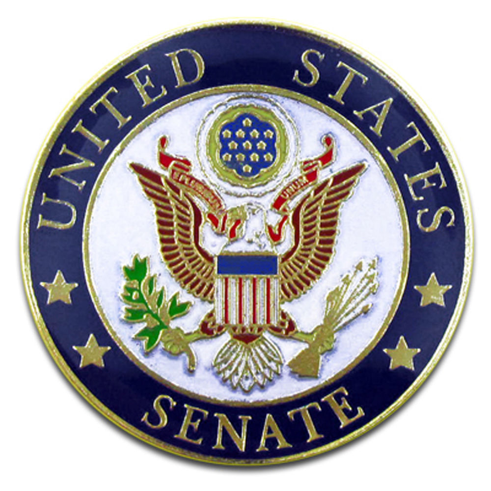 UNITED STATES SENATE SEAL SENATOR LAPEL BADGE PIN 