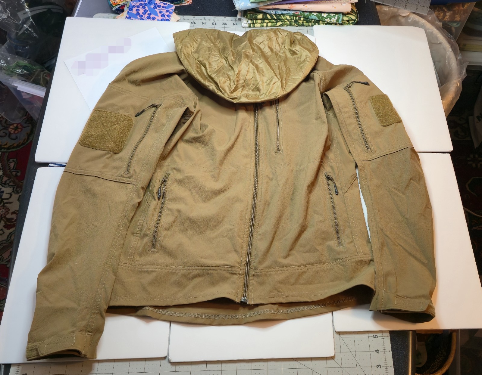 Beyond Clothing A5 Rig Light Jacket Mens M Softshell PCU Level 5 Orc Patagonia
