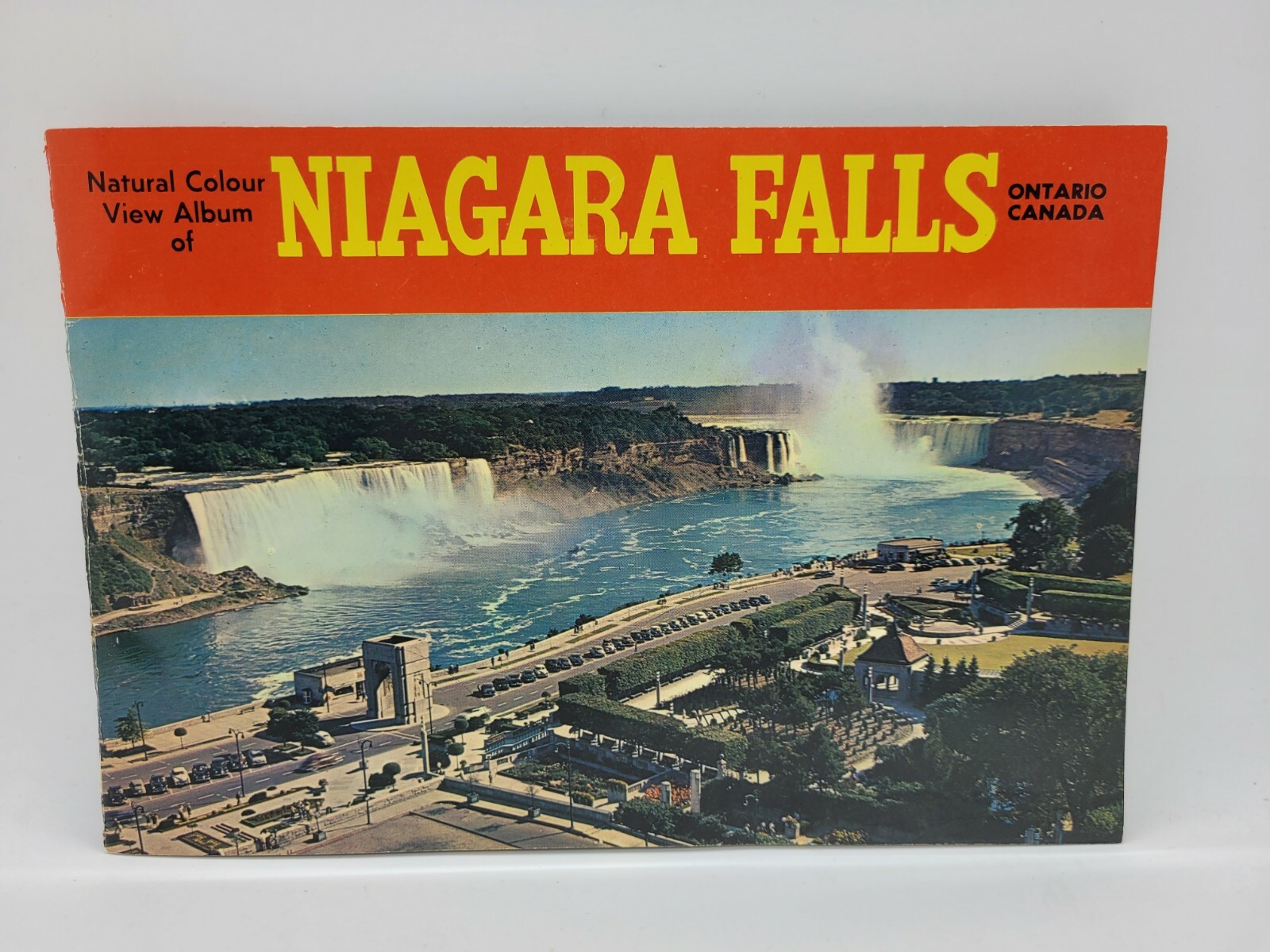 Niagara Falls Ontario Natural Colour View Album Hotel Bridge other photo Vintage