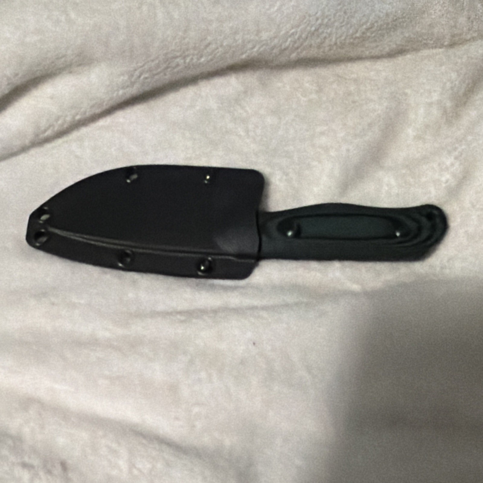 White River Wapath Fixed Blade Knife Black Drop Point Steel Micarta Sheath