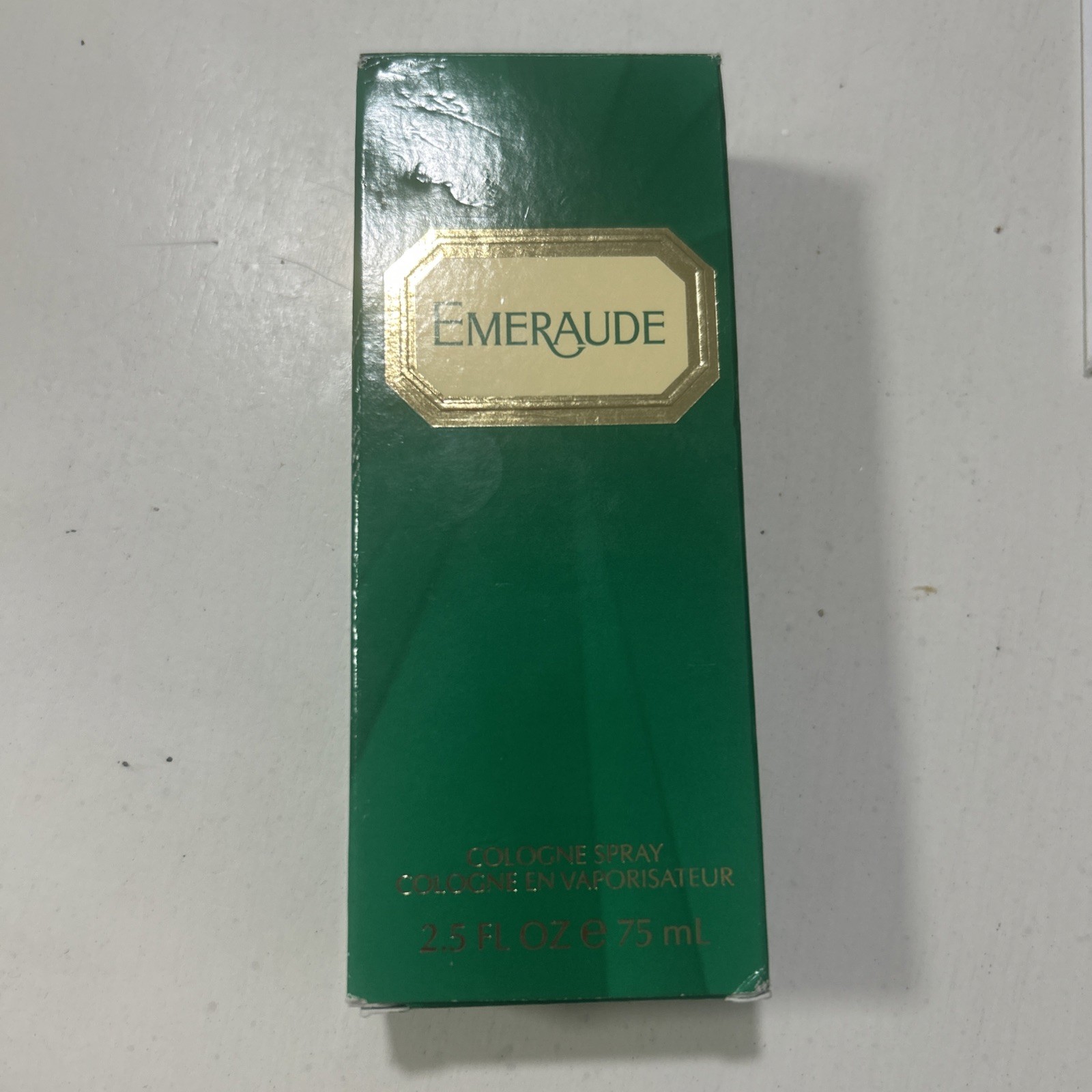 Rare Vintage Emeraude Cologne Spray
