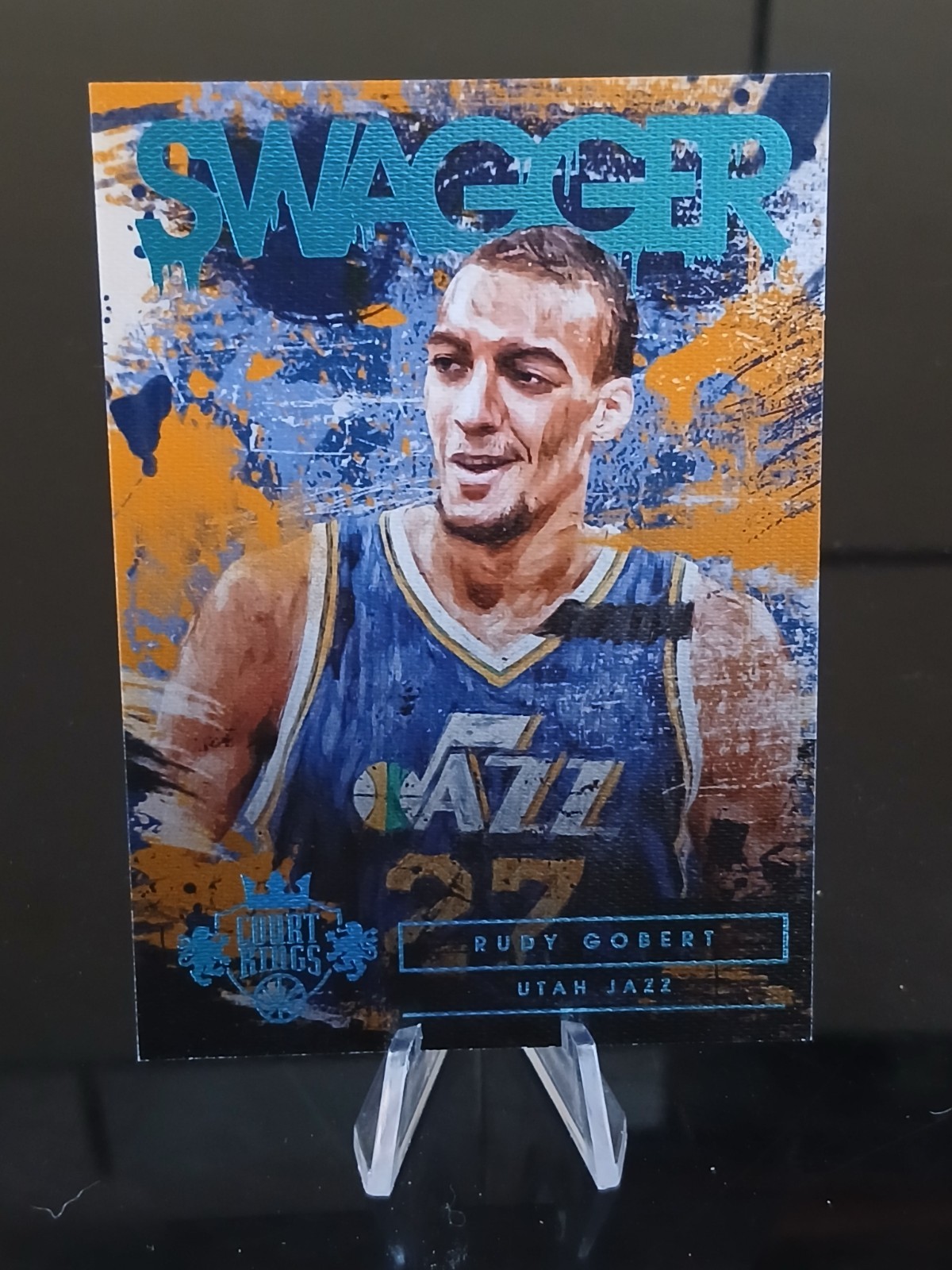 2015-16 PANINI COURT KINGS Basketball RUDY GOBERT Swagger INSERT #30 JAZZ /25